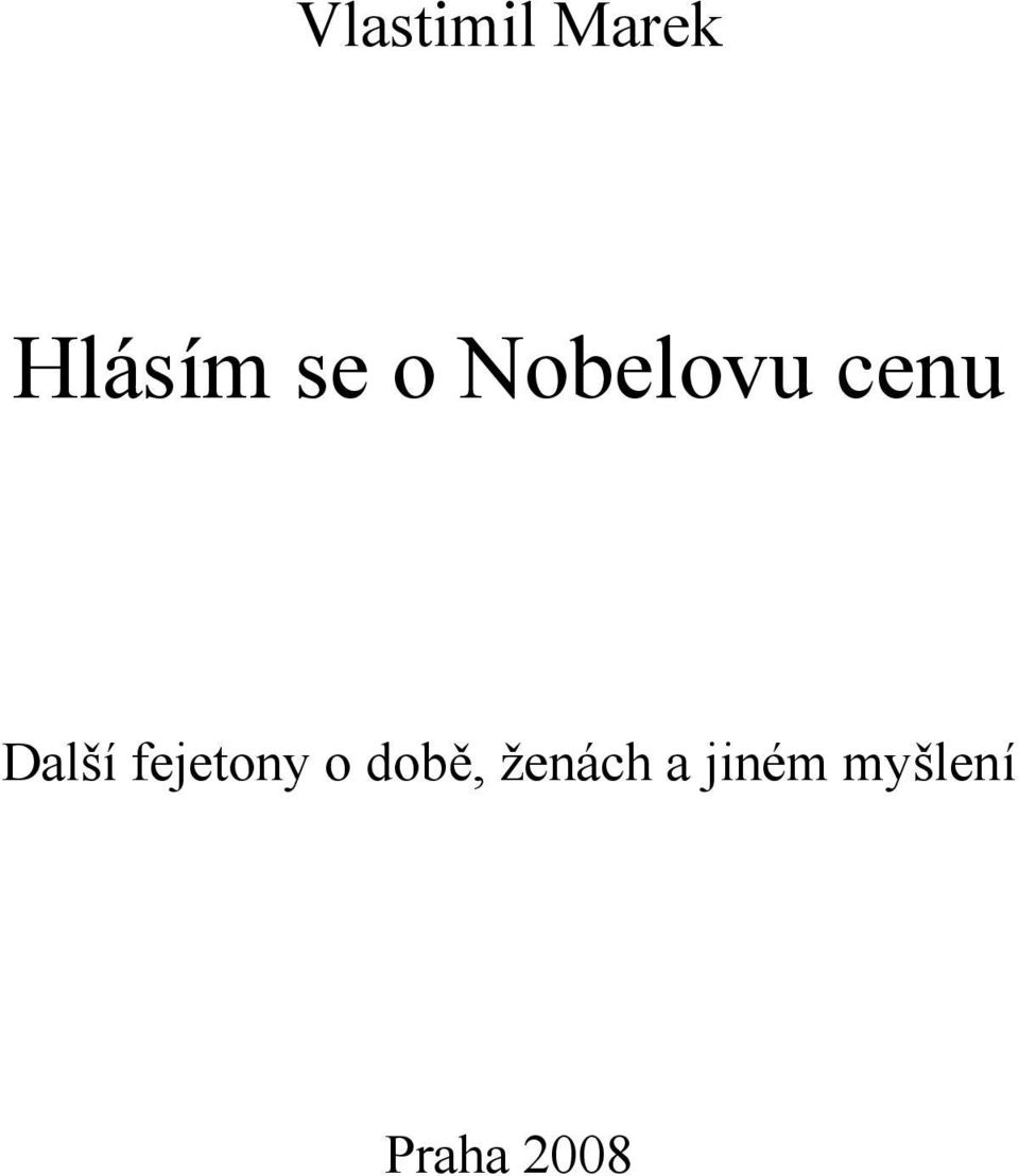 fejetony o dob, ženách a