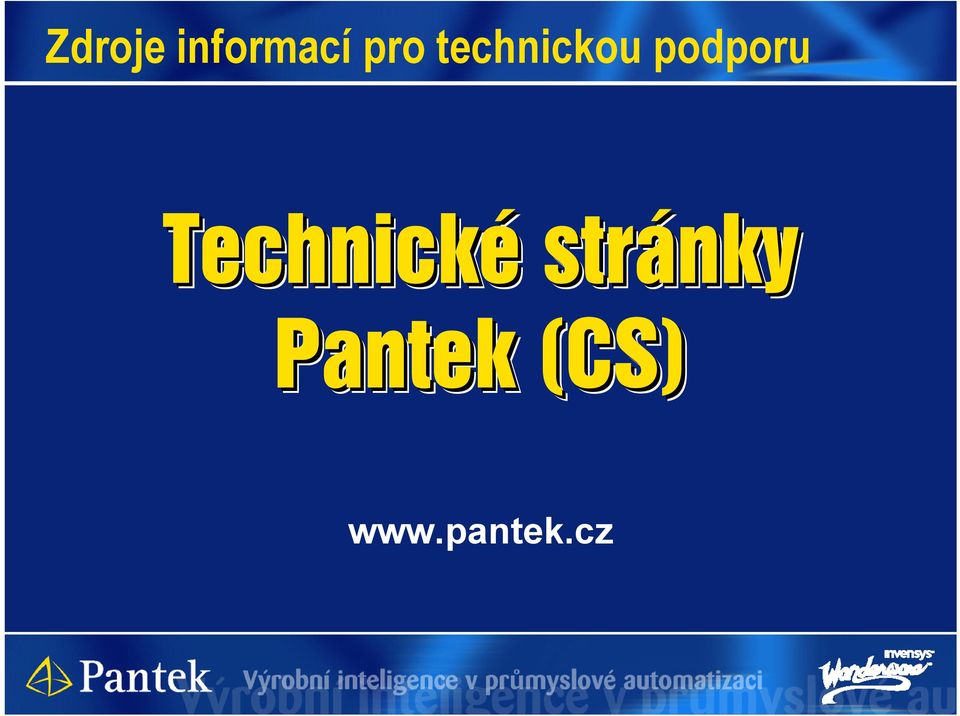 Technické stránky