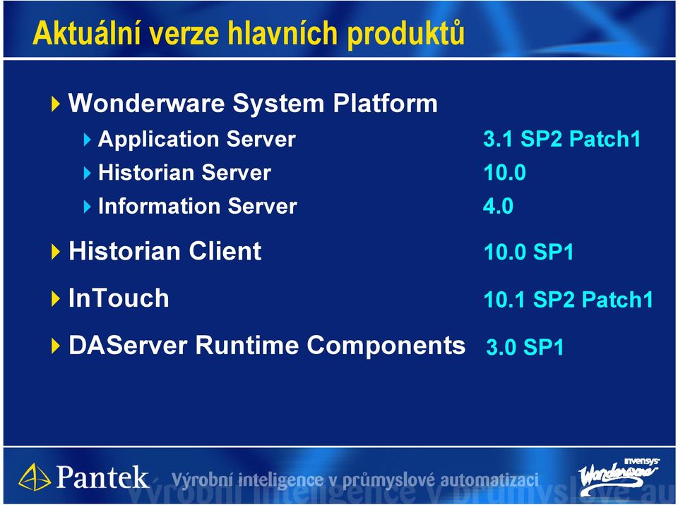 Information Server Historian Client InTouch DAServer