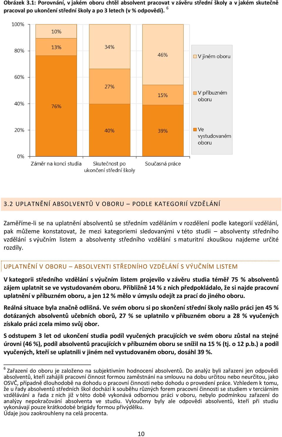 sledovanými v této studii absolventy středního vzdělání s výučním listem a absolventy středního vzdělání s maturitní zkouškou najdeme určité rozdíly.