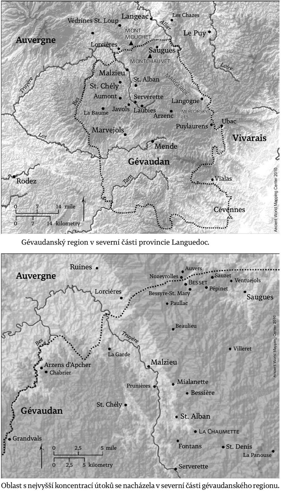 Auvergne Ruines Lorcières Auvers Nozeyrolles Sauzet Besset Ventuejols Pépinet Bessyre-St Mary Saugues Paullac Beaulieu Bes Gévaudan Arzens d Apcher Chabrier Truyère La Garde Malzieu Mialanette