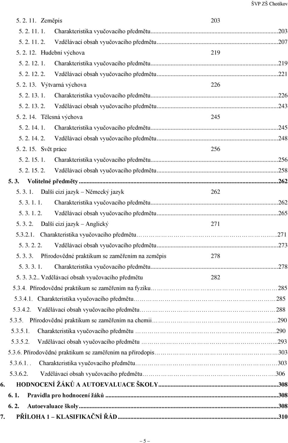 2. 15. Svět práce 256 5. 2. 15. 1. Charakteristika vyučovacího předmětu... 256 5. 2. 15. 2. Vzdělávací obsah vyučovacího předmětu... 258 5. 3. Volitelné předměty... 262 5. 3. 1. Další cizí jazyk Německý jazyk 262 5.