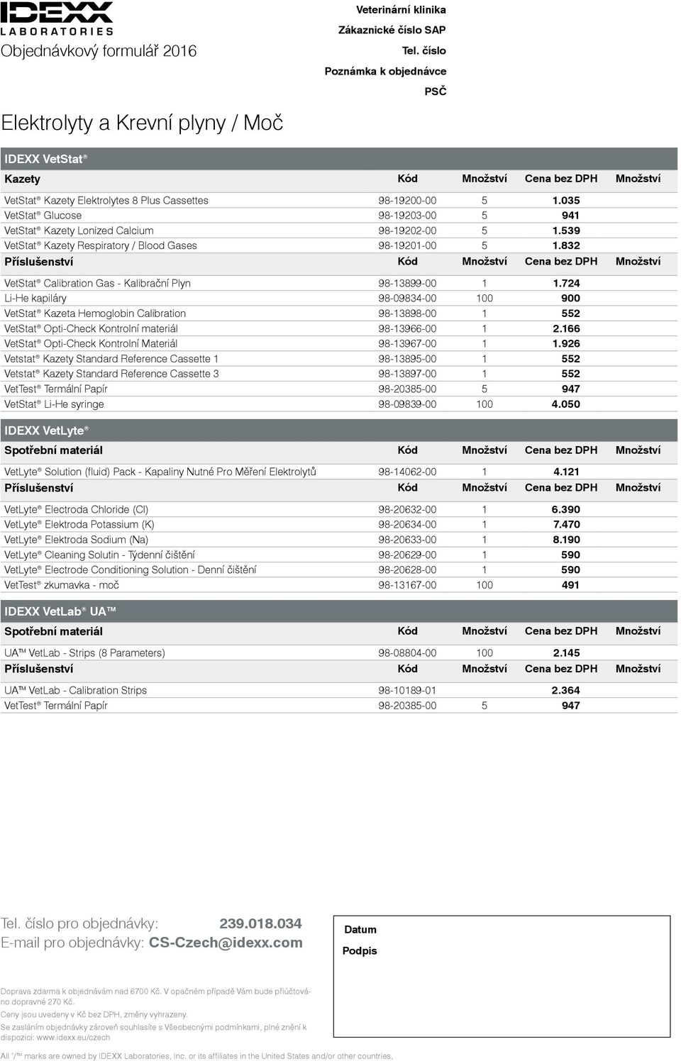 832 VetStat Calibration Gas - Kalibrační Plyn 98-13899-00 1 1.