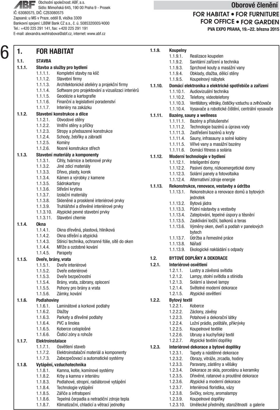 Interiéry na zakázku 1.1.2. Stavební konstrukce a dílce 1.1.2.1. Obvodové stěny 1.1.2.2. Vnitřní stěny a příčky 1.1.2.3. Stropy a předsazené konstrukce 1.1.2.4. Schody, žebříky a zábradlí 1.1.2.5.