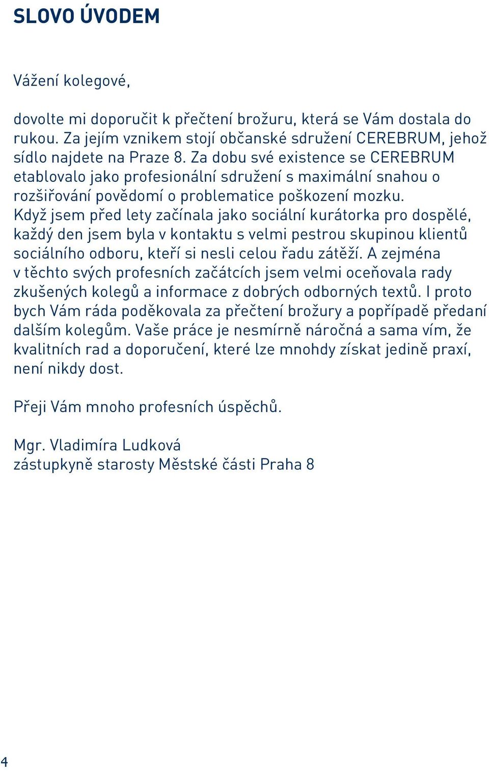 Když jsem před lety začínala jako sociální kurátorka pro dospělé, každý den jsem byla v kontaktu s velmi pestrou skupinou klientů sociálního odboru, kteří si nesli celou řadu zátěží.