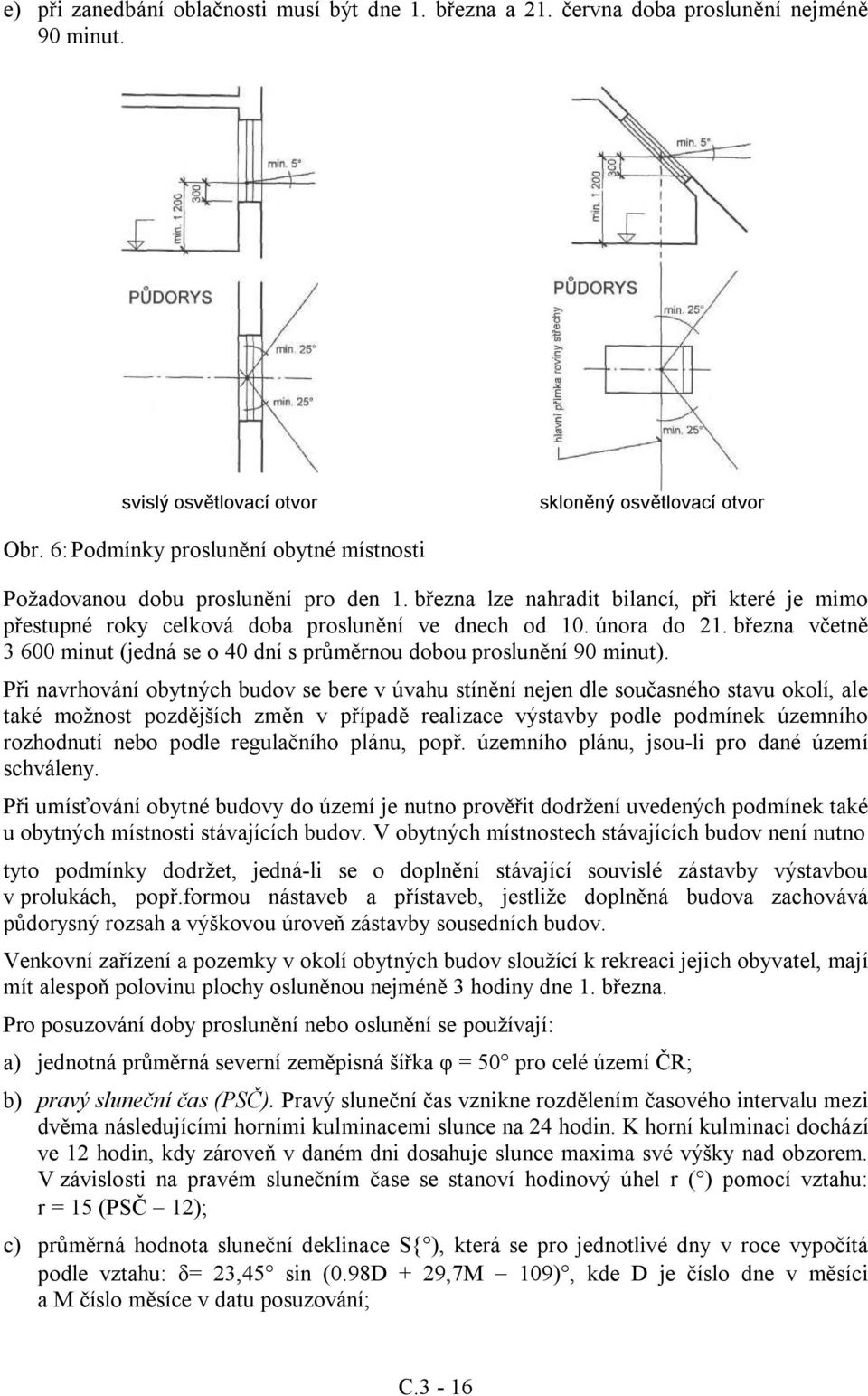 března včetně 3 600 minut (jedná se o 40 dní s průměrnou dobou proslunění 90 minut).