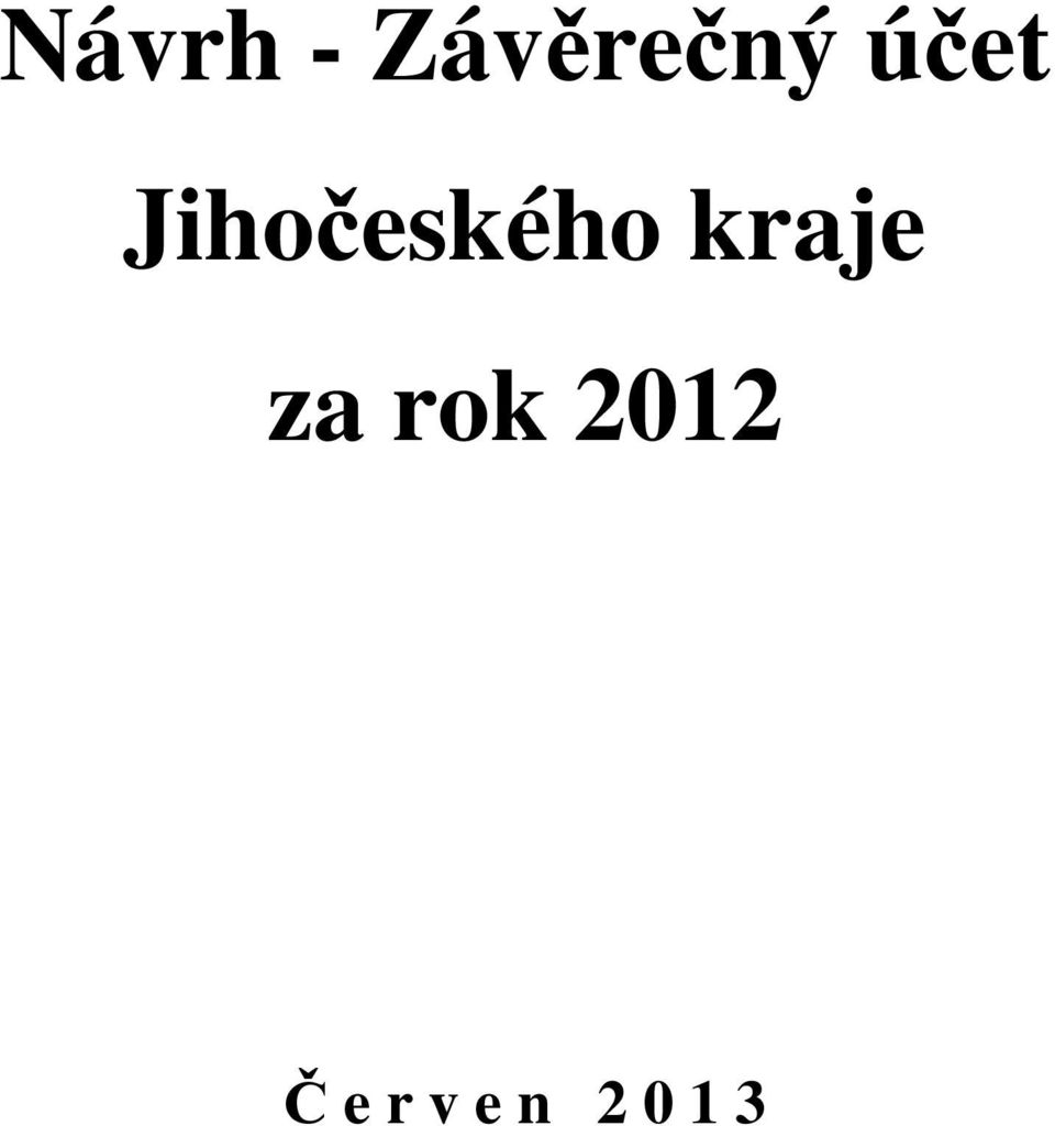 kraje za rok 2012