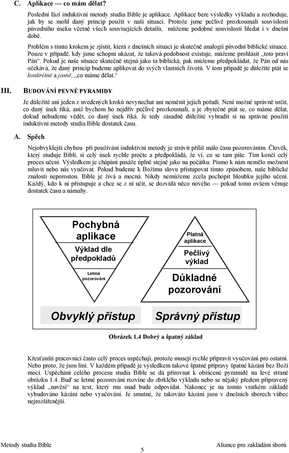 Problém s tímto krokem je zjistit, která z dnešních situací je skutečně analogií původní biblické situace.