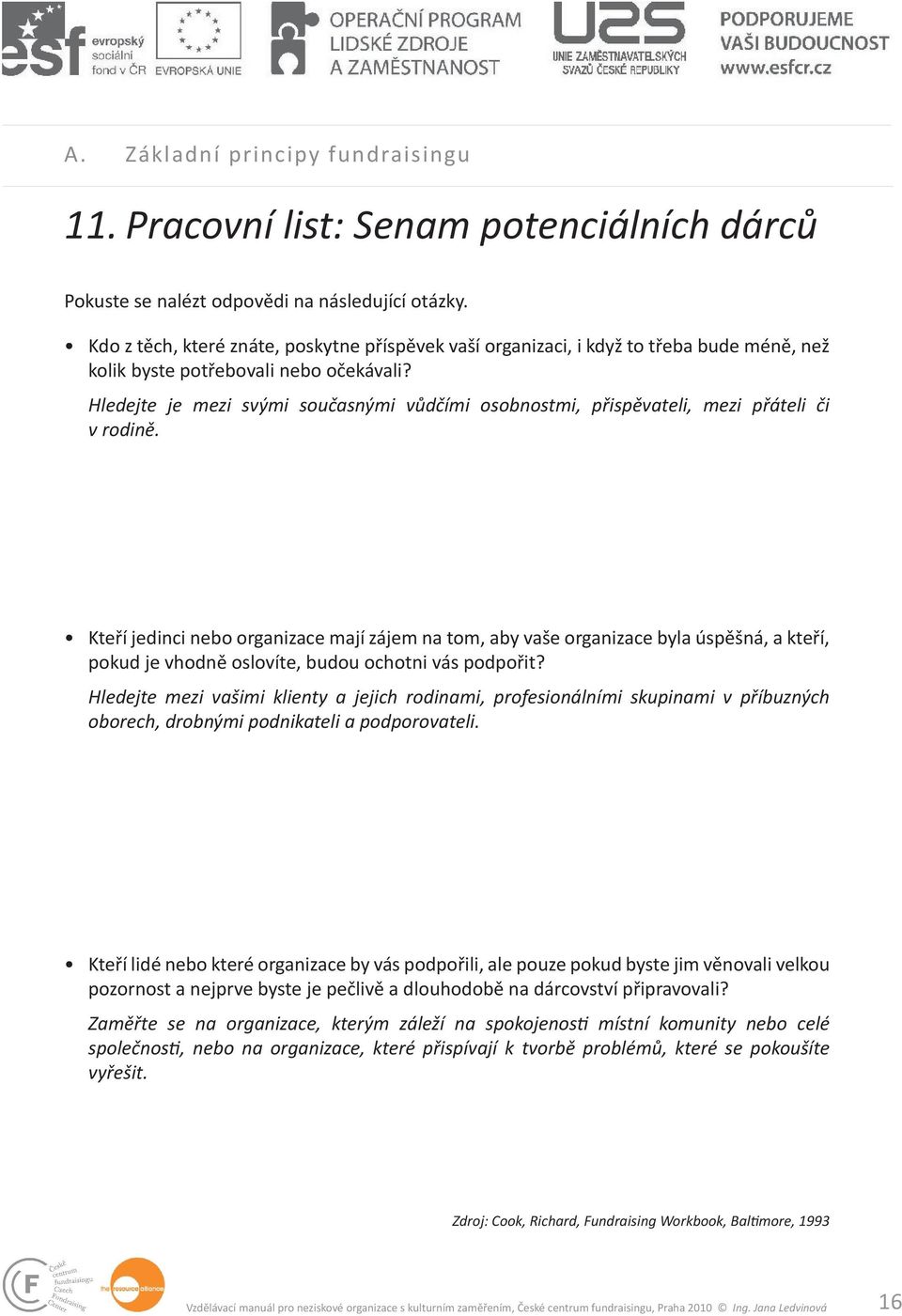 Hledejte je mezi svými současnými vůdčími osobnostmi, přispěvateli, mezi přáteli či v rodině.