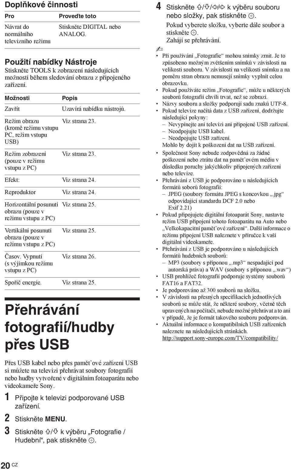 Viz strana 23. Viz strana 23. Efekt: Viz strana 24. Reproduktor Viz strana 24. Horizontální posunutí obrazu (pouze v režimu vstupu z PC) Vertikální posunutí obrazu (pouze v režimu vstupu z PC) asov.