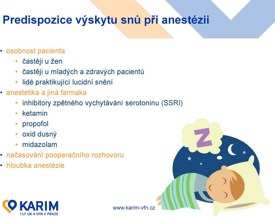 anestetika a jiná farmaka inhibitory zpětného vychytávání serotoninu (SSRI)