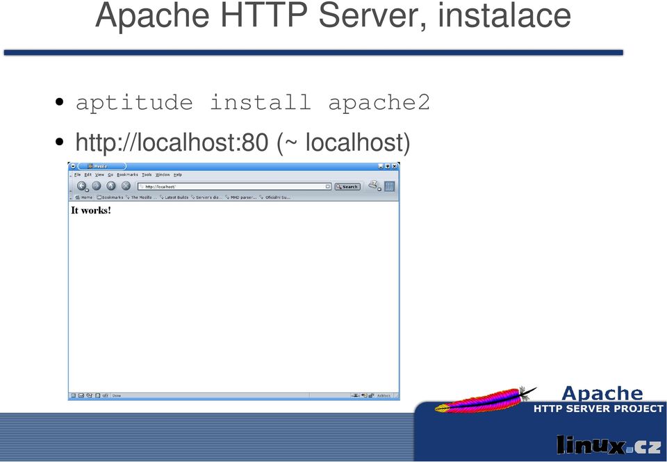 install apache2