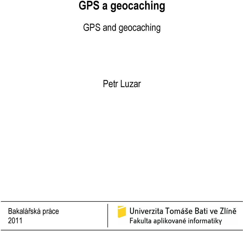 geocaching Petr