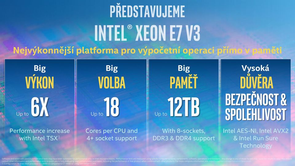 for performance only on Intel microprocessors. Performance tests are measured using specific computer systems, components, software, operations and functions.