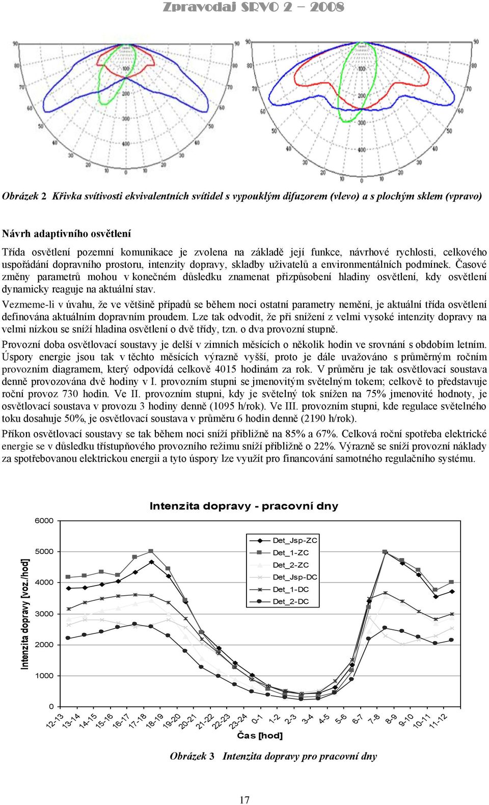 je zvolena na základě její funkce, návrhové rychlosti, celkového uspořádání dopravního prostoru, intenzity dopravy, skladby uţivatelů a environmentálních podmínek.