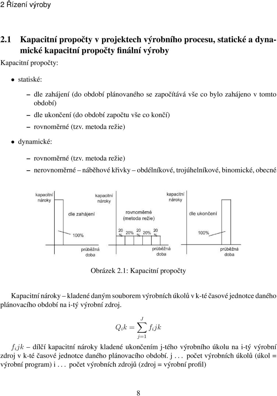 zahájeno v tomto období) dle ukončení (do období započtu vše co končí) rovnoměrné (tzv. metoda režie) dynamické: rovnoměrné (tzv.