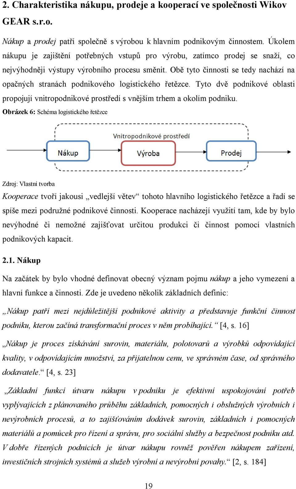 Obě tyto činnosti se tedy nachází na opačných stranách podnikového logistického řetězce. Tyto dvě podnikové oblasti propojují vnitropodnikové prostředí s vnějším trhem a okolím podniku.