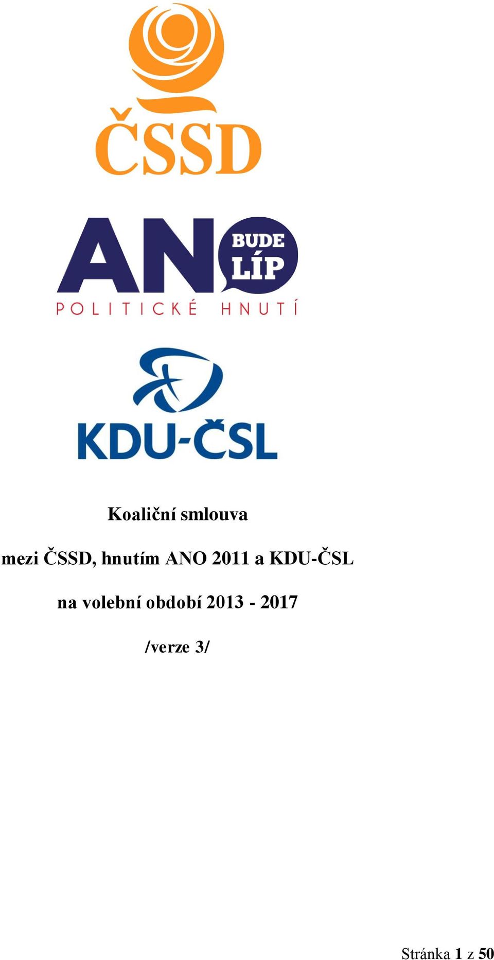 KDU-ČSL na volební období