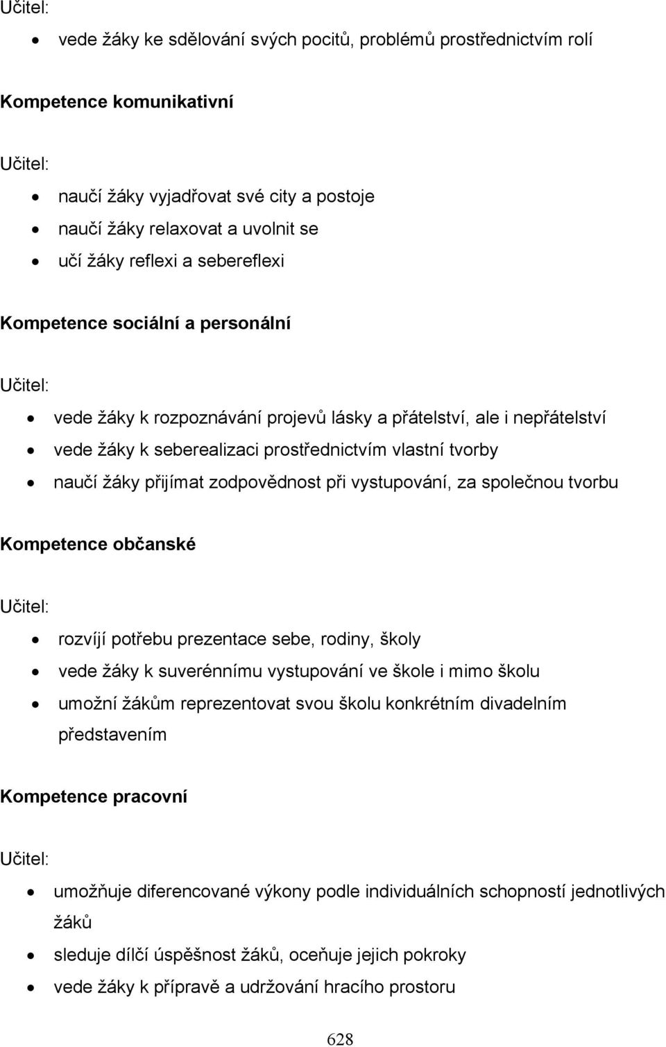 vystupování, za společnou tvorbu Kompetence občanské rozvíjí potřebu prezentace sebe, rodiny, školy vede žáky k suverénnímu vystupování ve škole i mimo školu umožní žákům reprezentovat svou školu