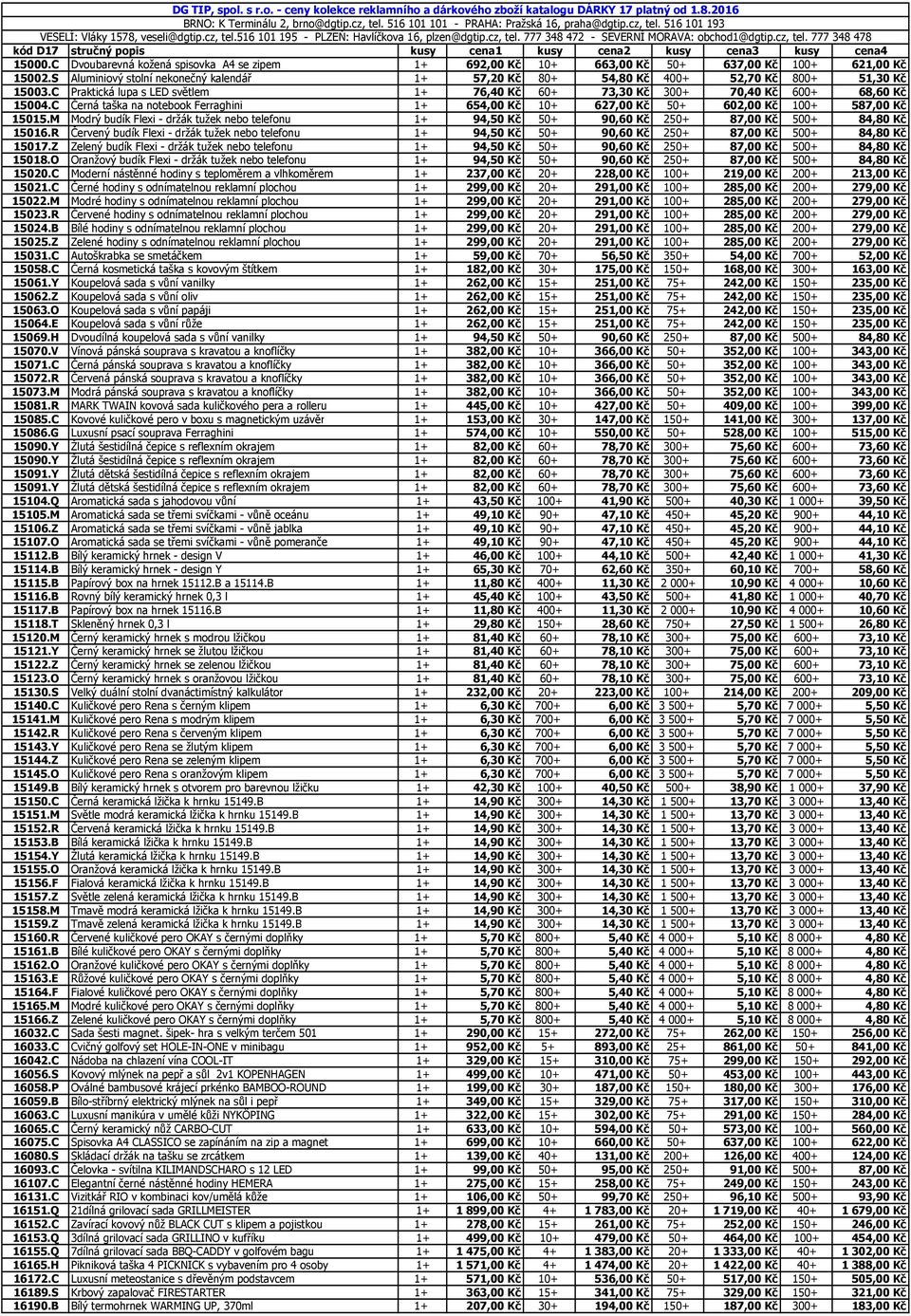 C Dvoubarevná kožená spisovka A4 se zipem 1+ 692,00 Kč 10+ 663,00 Kč 50+ 637,00 Kč 100+ 621,00 Kč 15002.