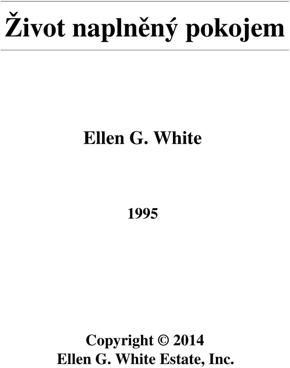 White 1995 Copyright