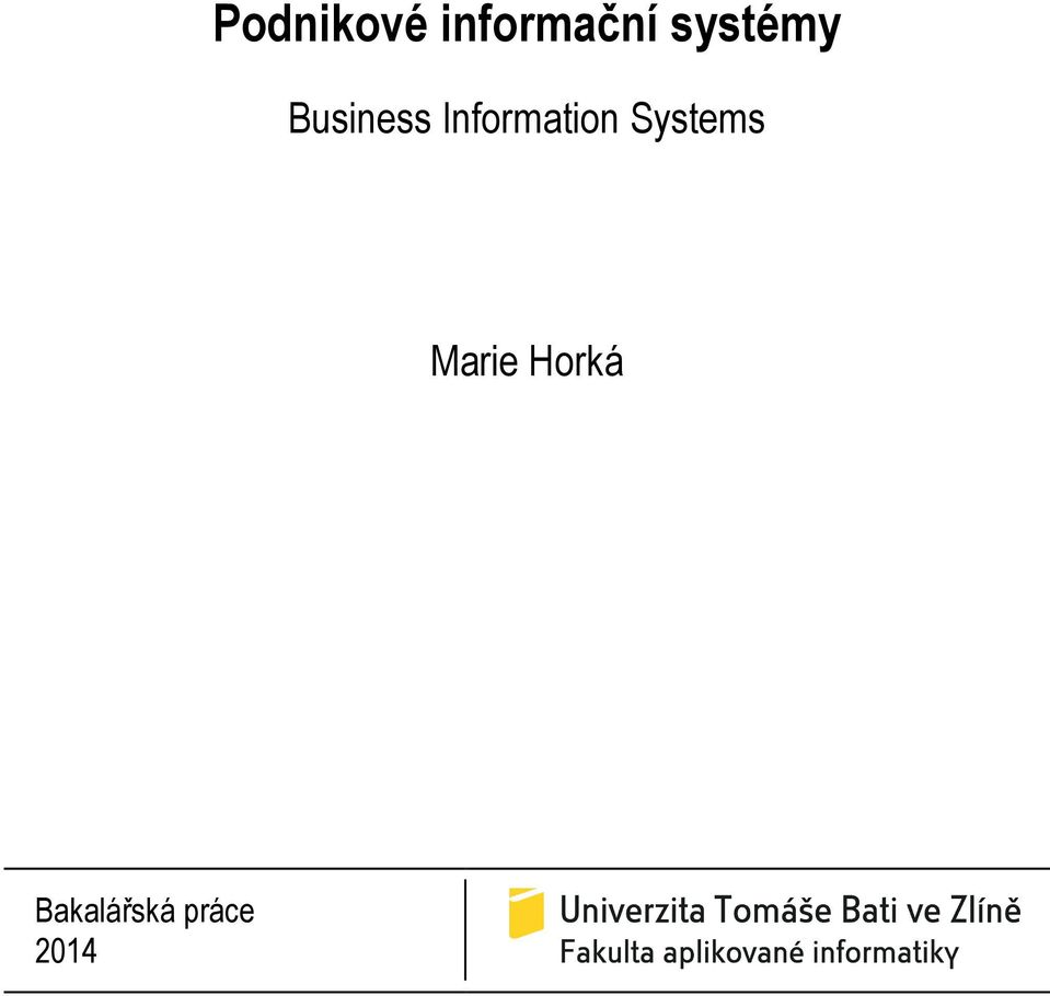 Information Systems
