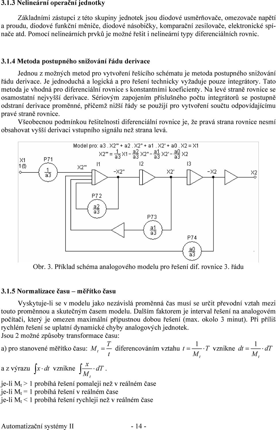 J jdnodchá a logicá a po řšní tchnicy vyžadj poz intgátoy. ato mtoda j vhodná po difnciální ovnic s onstantními oficinty. Na lvé staně ovnic s osamostatní njvyšší divac.