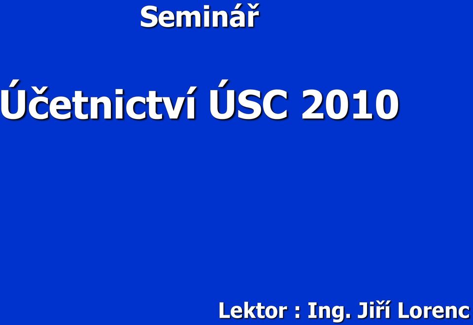 ÚSC 2010