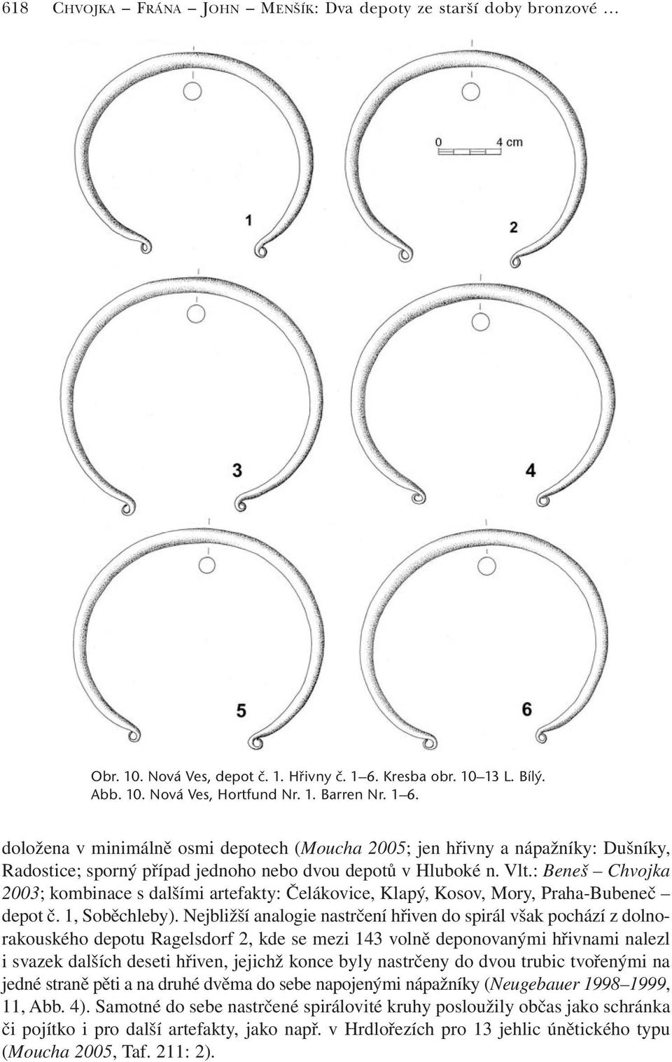 doložena v minimálně osmi depotech (Moucha 2005; jen hřivny a nápažníky: Dušníky, Radostice; sporný případ jednoho nebo dvou depotů v Hluboké n. Vlt.