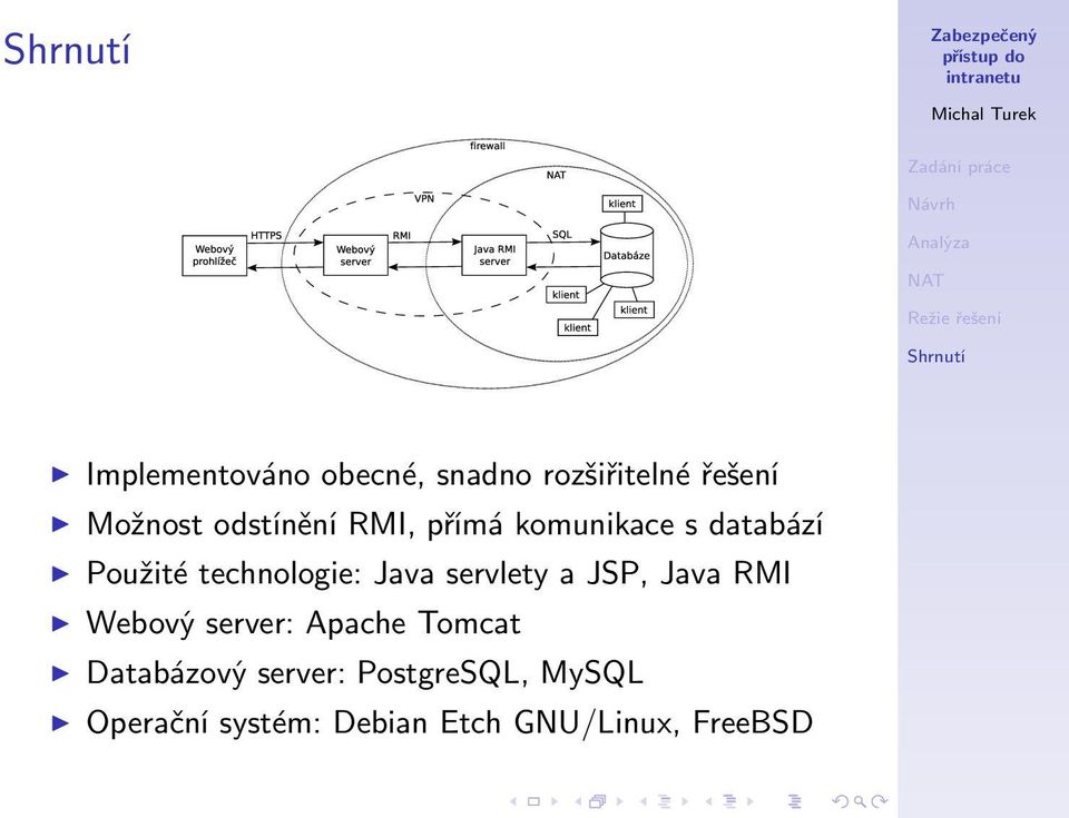 Java servlety a JSP, Java RMI Webový server: Apache Tomcat