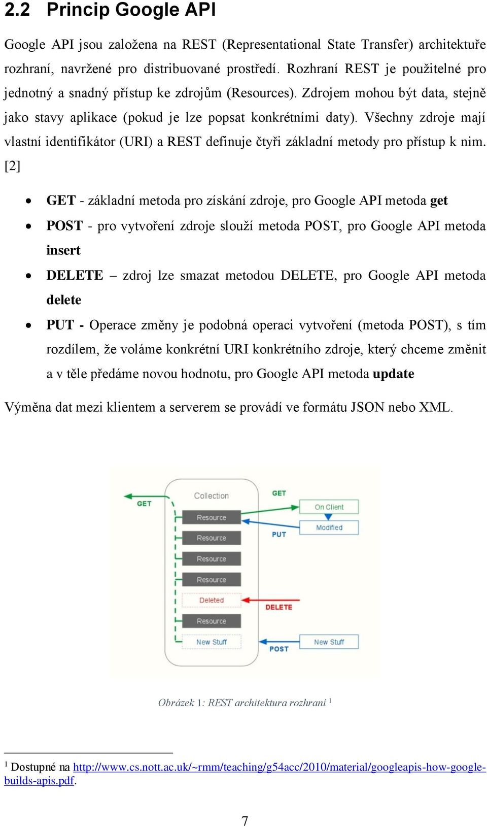 Všechny zdroje mají vlastní identifikátor (URI) a REST definuje čtyři základní metody pro přístup k nim.