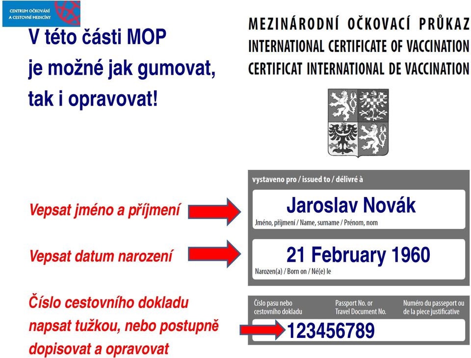 Novák 21 February 1960 Číslo cestovního dokladu napsat