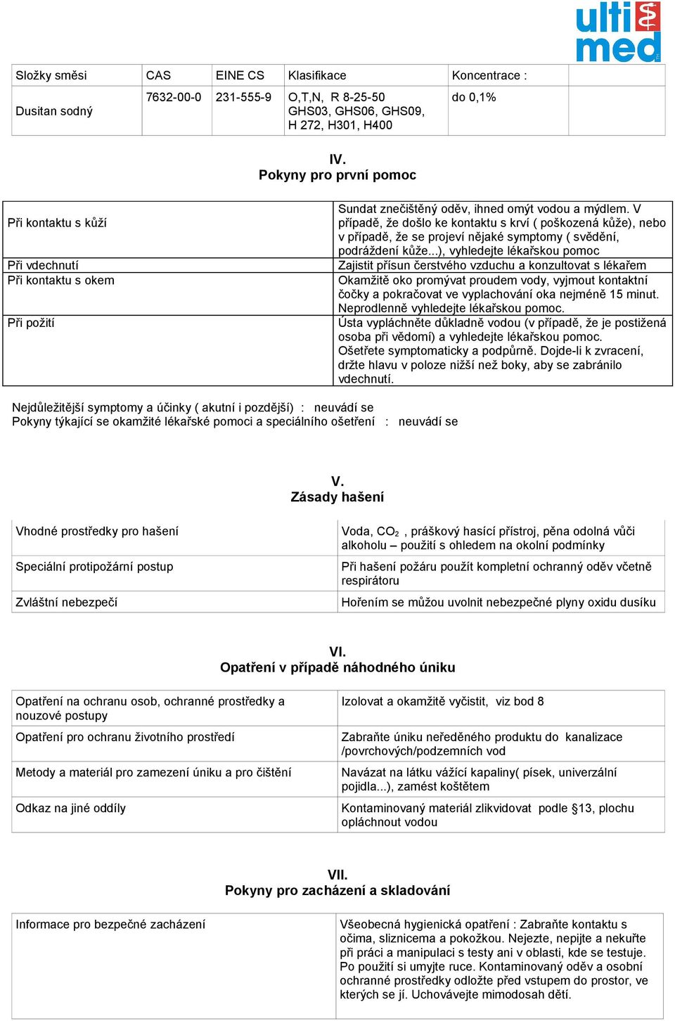 V případě, že došlo ke kontaktu s krví ( poškozená kůže), nebo v případě, že se projeví nějaké symptomy ( svědění, podráždení kůže.