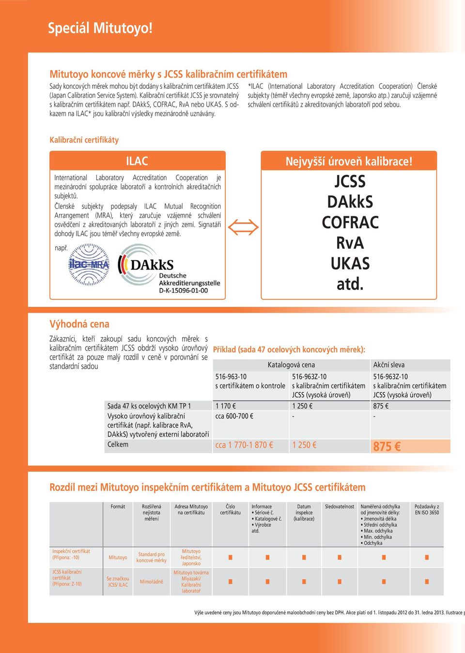 *ILAC (International Laboratory Accreditation Cooperation) Členské subjekty (téměř všechny evropské země, Japonsko atp.) zaručují vzájemné schválení certifikátů z akreditovaných laboratoří pod sebou.