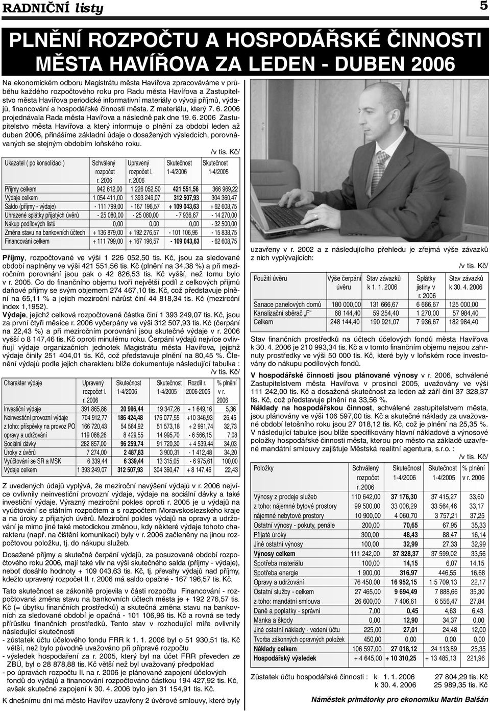 2006 projednávala Rada města Havířova a následně pak dne 19. 6.