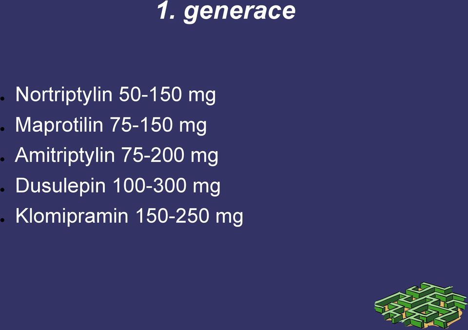 Amitriptylin 75-200 mg