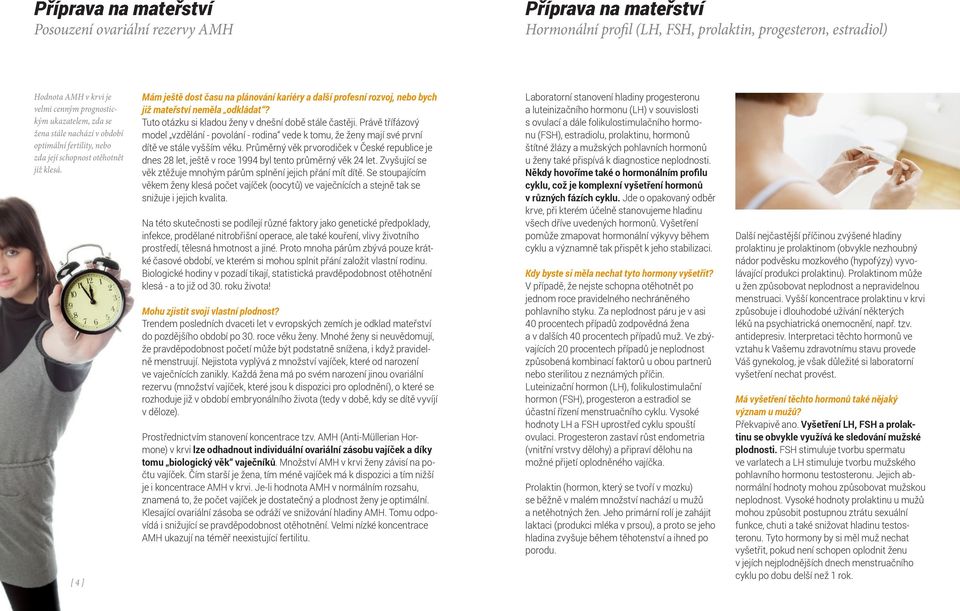 [ 4 ] Mám ještě dost času na plánování kariéry a další profesní rozvoj, nebo bych již mateřství neměla odkládat? Tuto otázku si kladou ženy v dnešní době stále častěji.