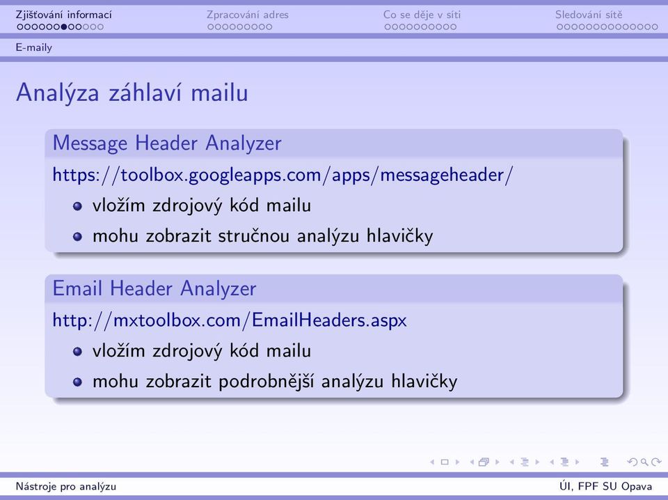 com/apps/messageheader/ vložím zdrojový kód mailu mohu zobrazit stručnou