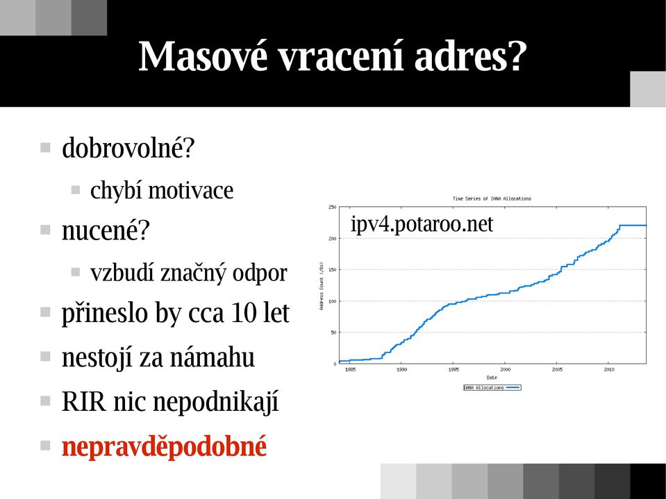 vzbudí značný odpor přineslo by cca 10 let