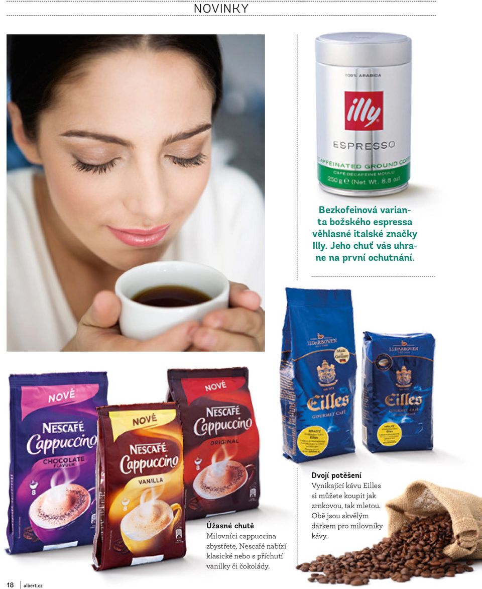 Úžasné chutě Milovníci cappuccina zbystřete, Nescafé nabízí klasické nebo s příchutí