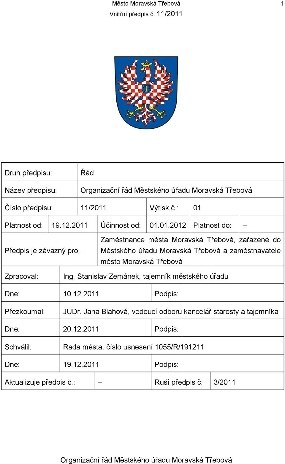 Platnost od: 19.12.2011