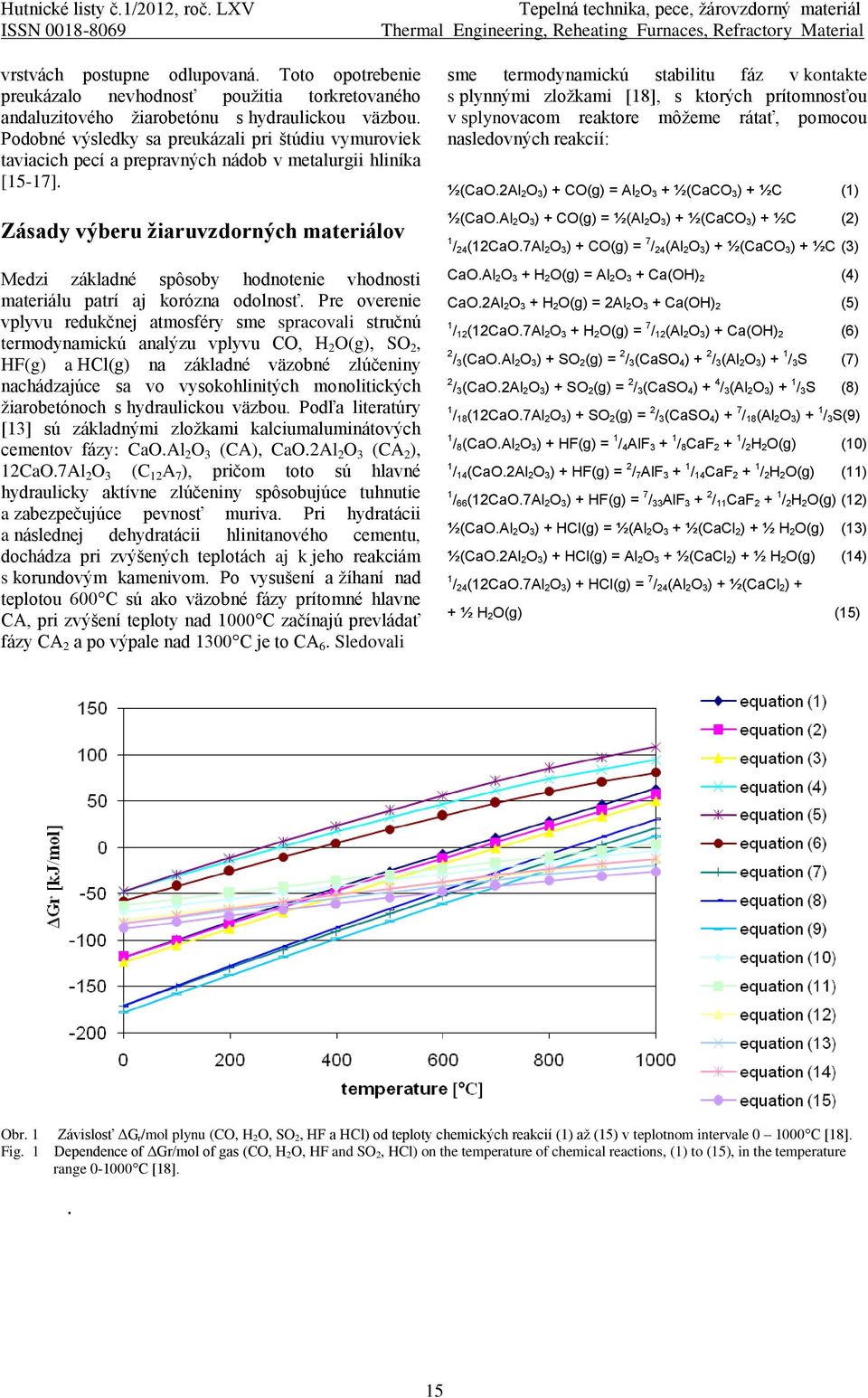 Podobné výsledky sa preukázali pri štúdiu vymuroviek taviacich pecí a prepravných nádob v metalurgii hliníka [15-17].