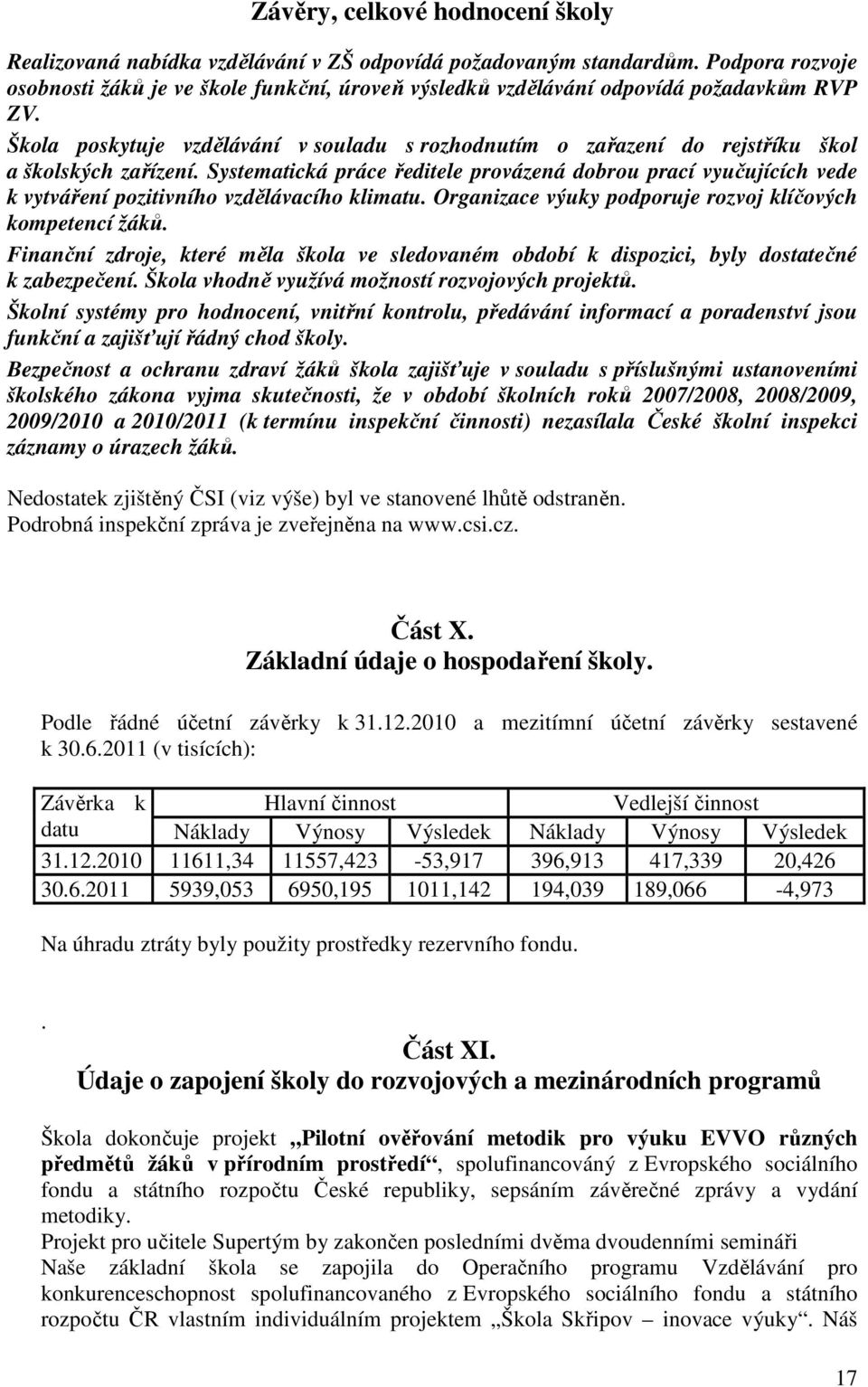 Škola poskytuje vzdělávání v souladu s rozhodnutím o zařazení do rejstříku škol a školských zařízení.