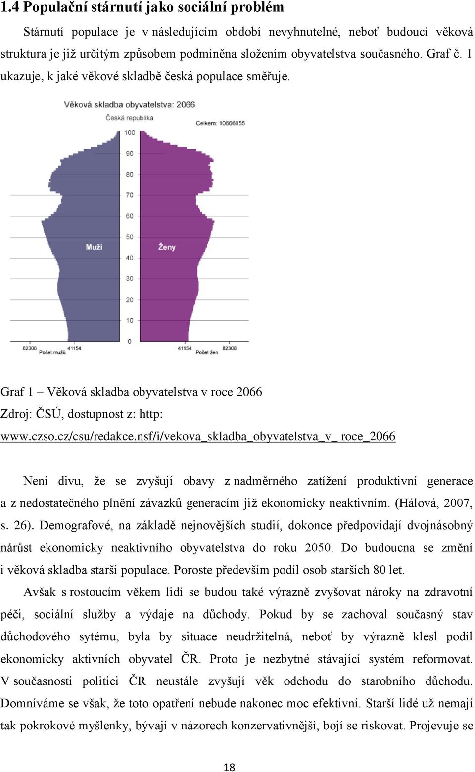 nsf/i/vekova_skladba_obyvatelstva_v_ roce_2066 Není divu, že se zvyšují obavy z nadměrného zatížení produktivní generace a z nedostatečného plnění závazků generacím již ekonomicky neaktivním.