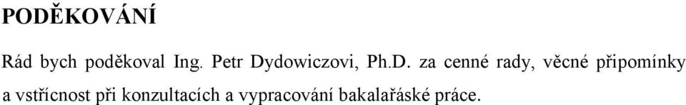 dowiczovi, Ph.D.
