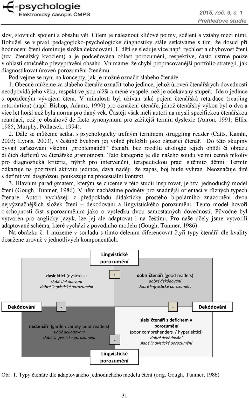 čtenářský kvocient) a je podceňována oblast porozumění, respektive, často ustrne pouze v oblasti stručného převyprávění obsahu.