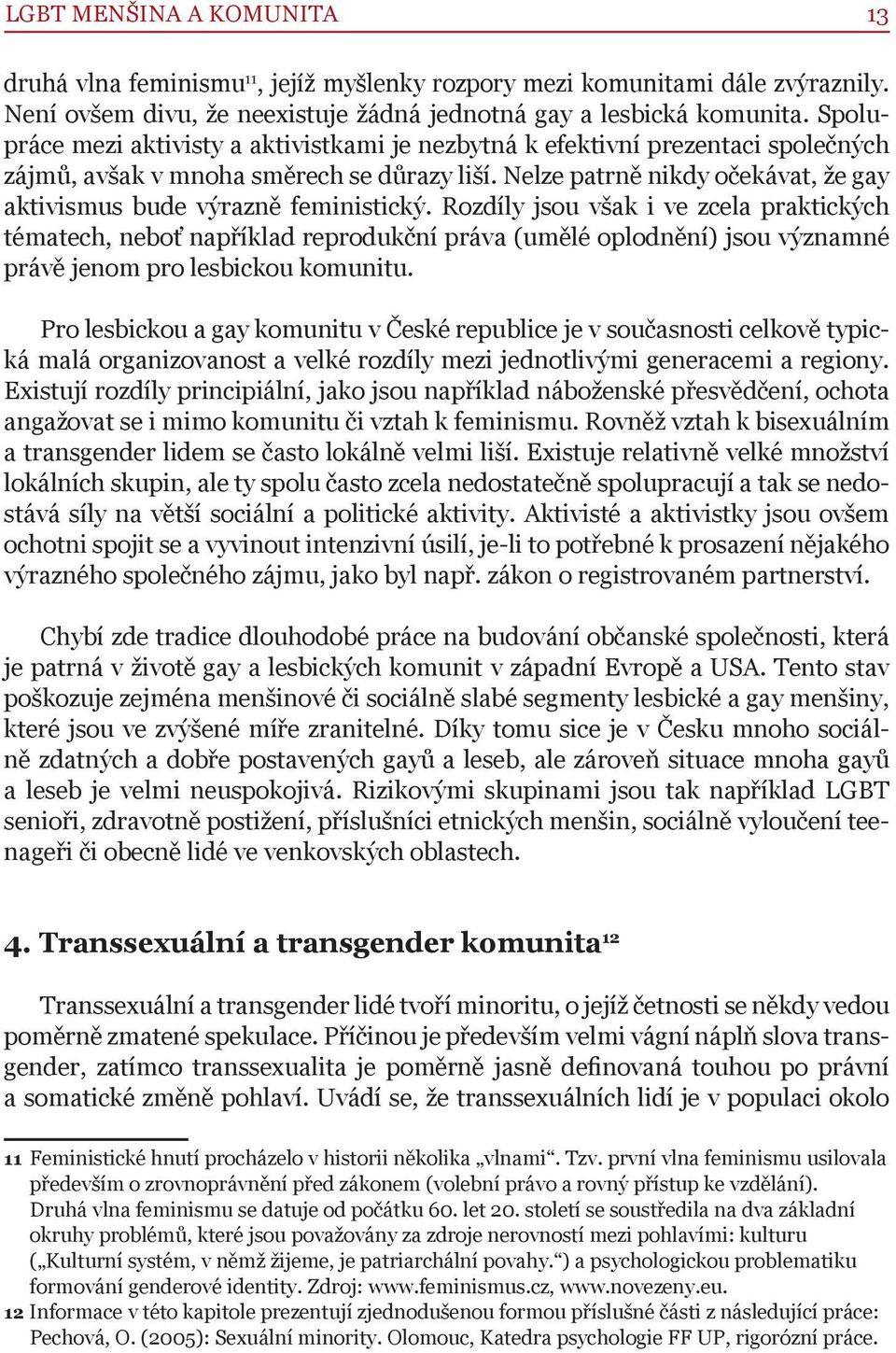 Nelze patrně nikdy očekávat, že gay aktivismus bude výrazně feministický.