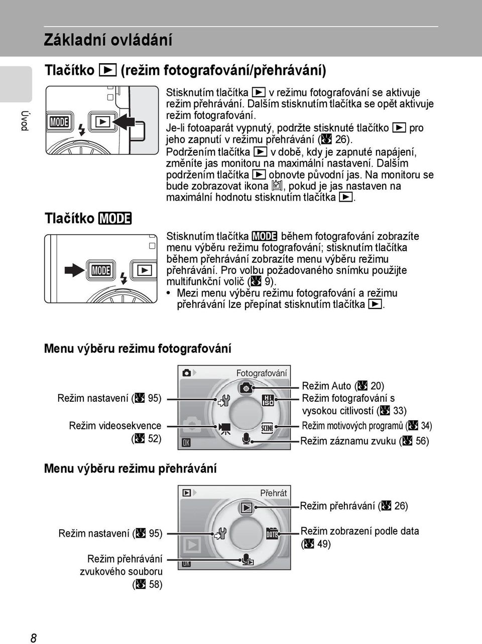 Podržením tlačítka c v době, kdy je zapnuté napájení, změníte jas monitoru na maximální nastavení. Dalším podržením tlačítka c obnovte původní jas.