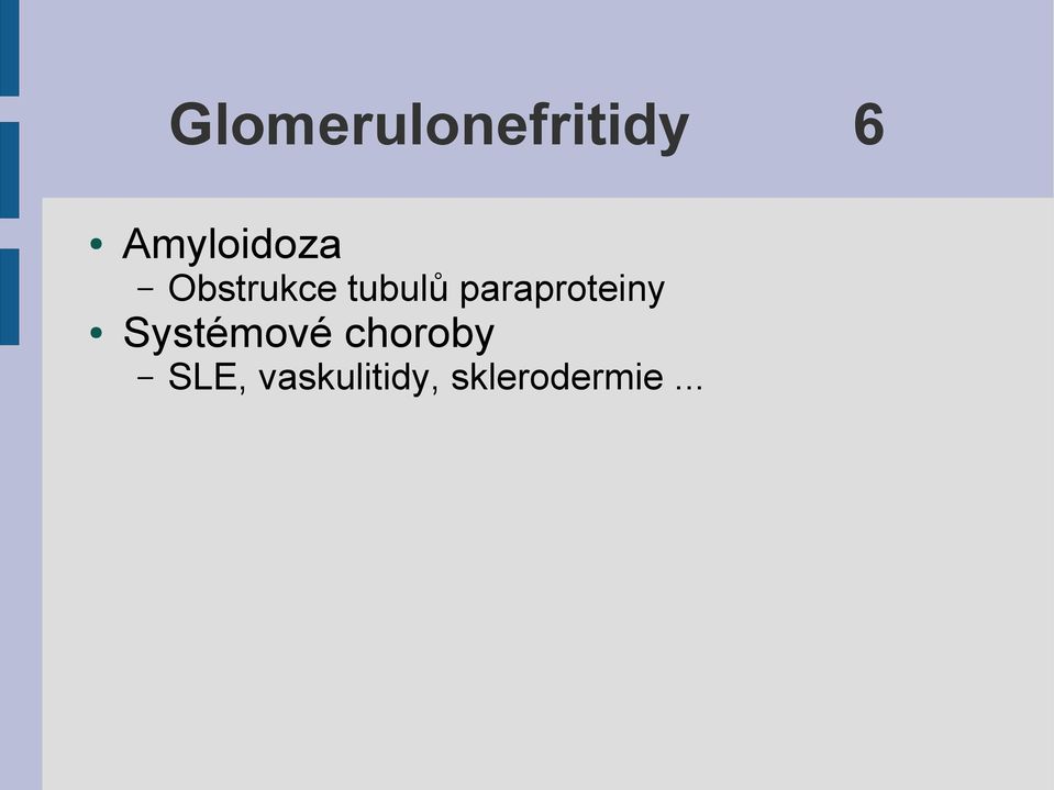 paraproteiny Systémové