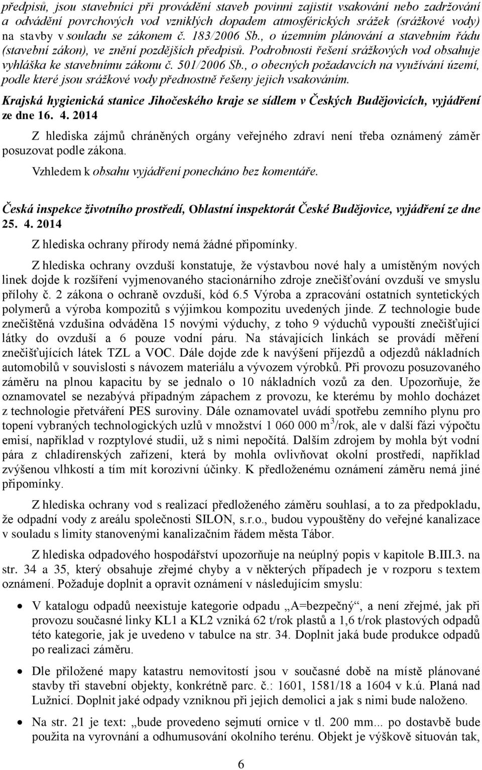 , o obecných požadavcích na využívání území, podle které jsou srážkové vody přednostně řešeny jejich vsakováním.